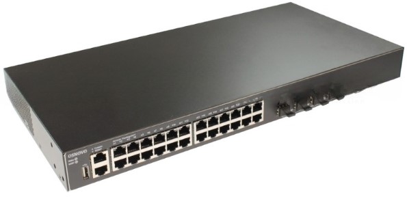 Коммутатор управляемый OSNOVO SW-24G4X-L3ST