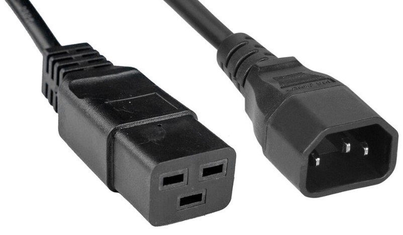 Кабель питания Cabeus PC-IEC19-IEC14-1.8M