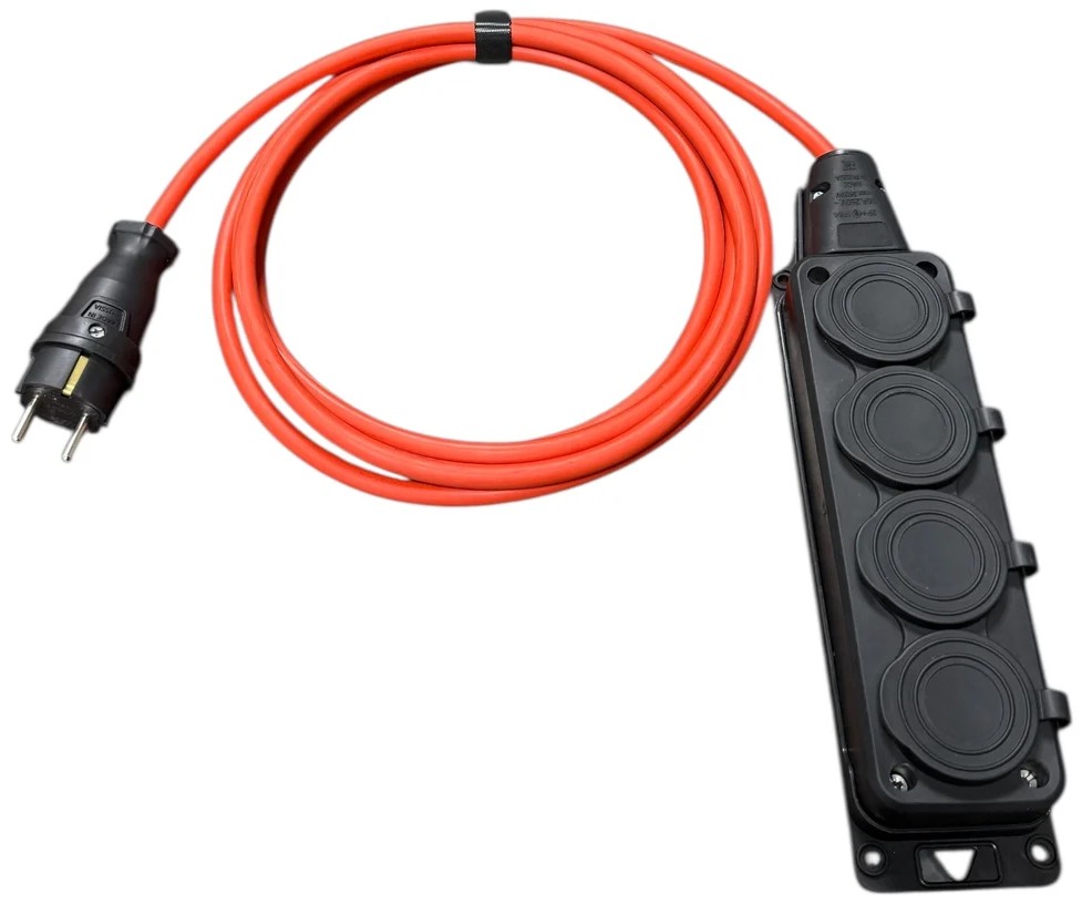 Удлинитель силовой iTOK i-CONNECT-COLOR-SU-KG-325-4-54-20-BLACK-OR