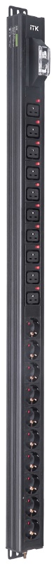 Блок розеток ITK BS-PV70-10D-10C19-11
