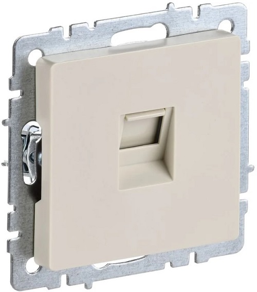 Розетка компьютерная IEK BR-K10-2-K10