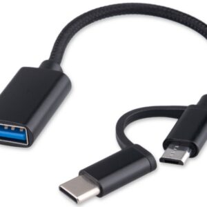 Переходник Cablexpert A-OTG-CMAF2-2in1