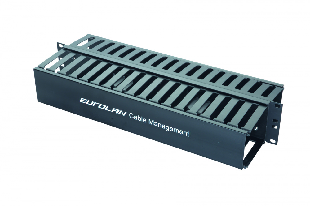 Кабельный организатор Eurolan 25B-2U-12BL
