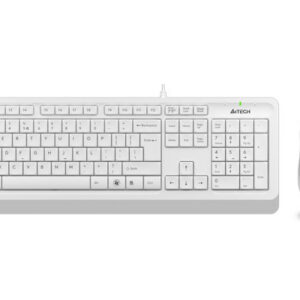 Клавиатура и мышь A4Tech F1010 WHITE