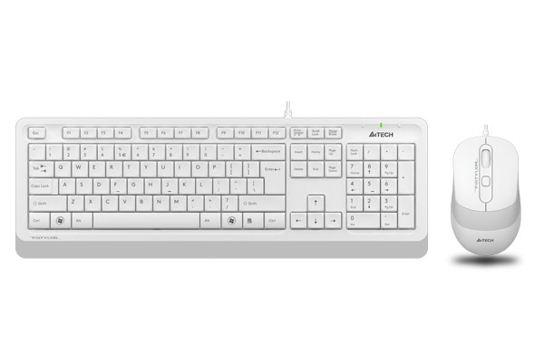 Клавиатура и мышь A4Tech F1010 WHITE