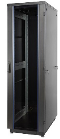 Шкаф напольный 19", 42U Eurolan 60F-42-66-31BL