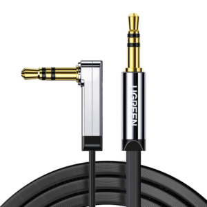 Кабель 3.5 Jack (M) - 3.5 Jack (M), 1.5м, UGREEN AV119 Silver/Black