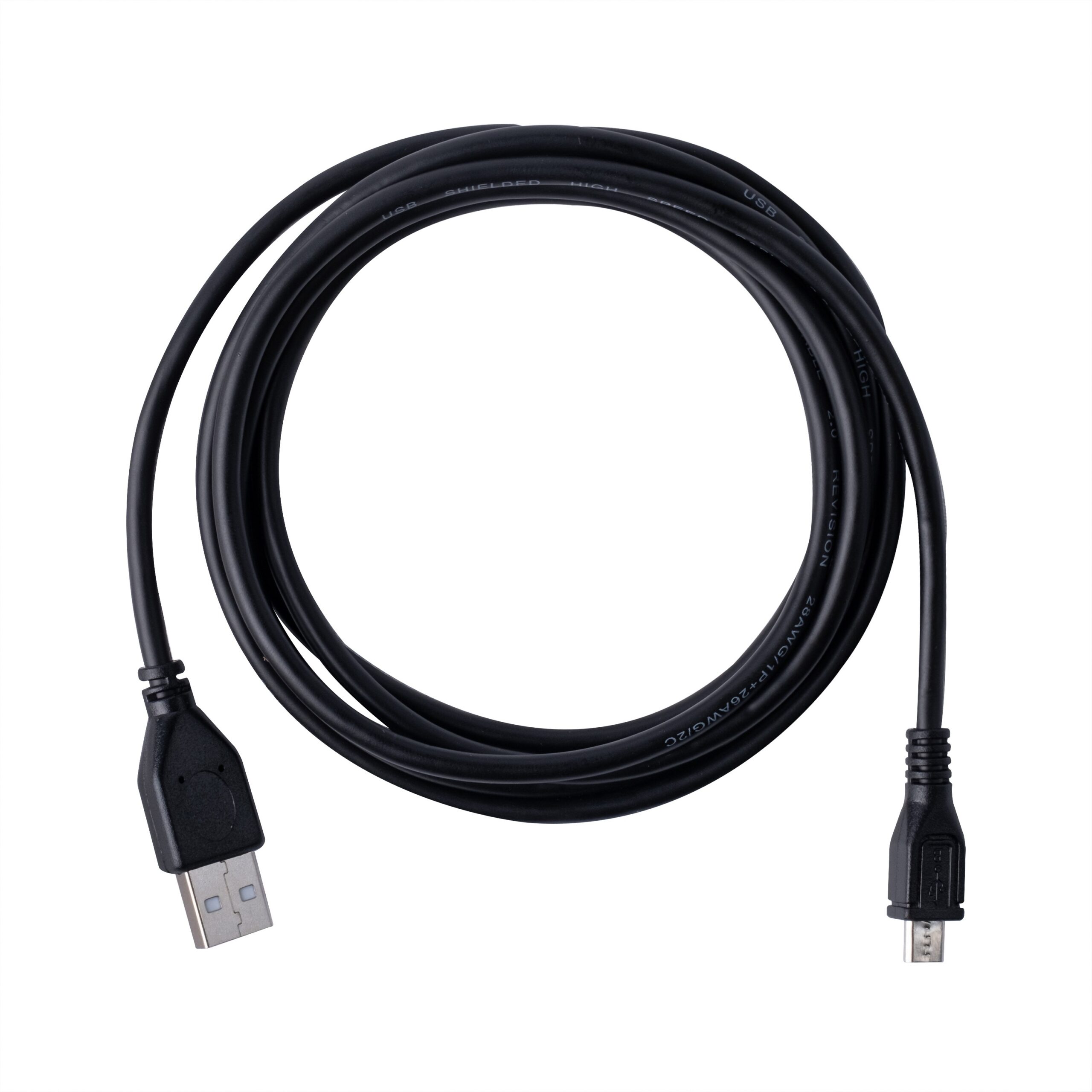 Кабель интерфейсный USB 2.0 Filum FL-CPro-U2-AM-microBM-1.8M