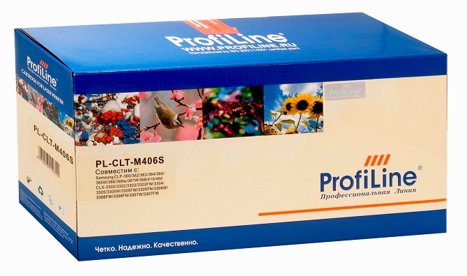 Тонер-картридж ProfiLine PL-CLT-M406S Пурпурный