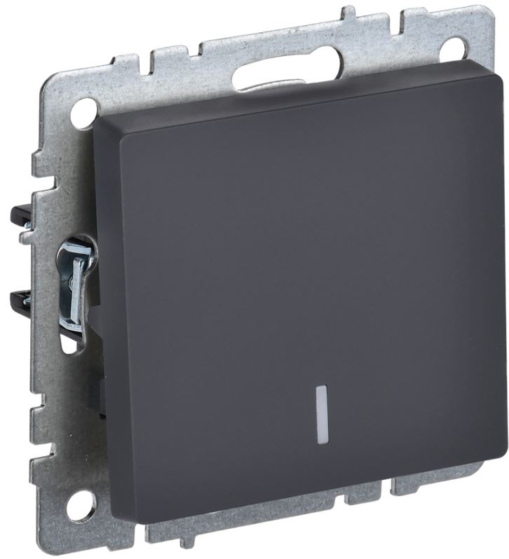 Переключатель одноклавишный IEK BR-V12-1-10-K53