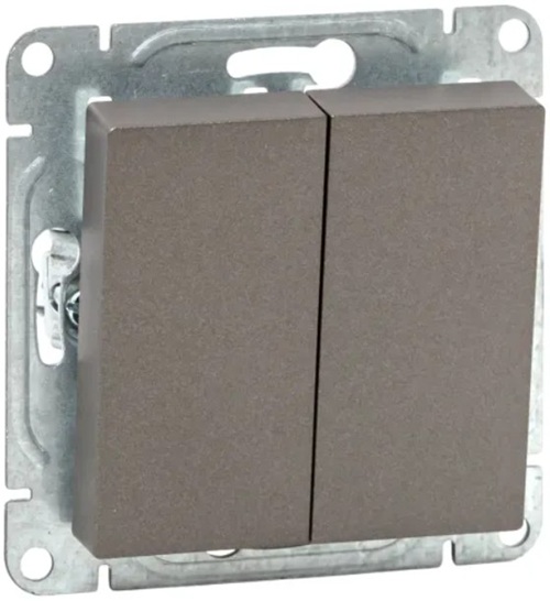 Переключатель двухклавишный EKF UP1-SWM-21