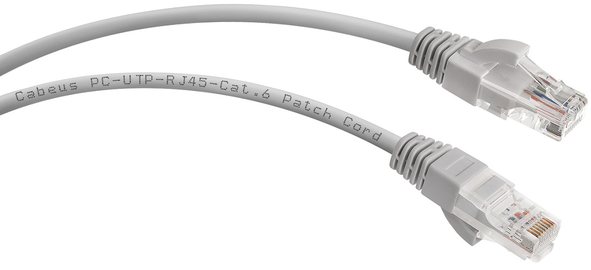 Кабель патч-корд U/UTP 6 кат. 0.3м Cabeus PC-UTP-RJ45-Cat.6-0.3m-LSZH