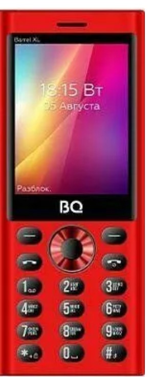 Мобильный телефон BQ 2832 Barrel XL Red+Black