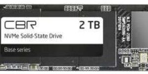 SSD накопитель 2048 ГБ CBR SSD-002TB-M.2-BS24b, PCIe 3.0 x4, [SSD-002TB-M.2-BS24b]