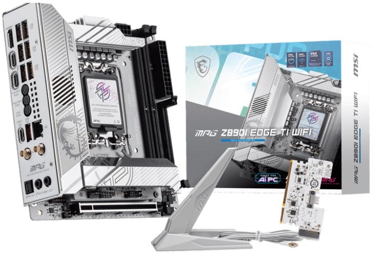 Материнская плата MSI MPG Z890I EDGE TI WIFI, LGA1851, Intel Z890, Mini-ITX