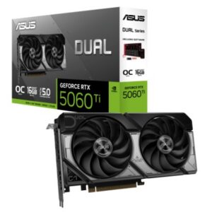 Видеокарта ASUS nVidia GeForce RTX 5060 TI, 16 ГБ GDDR7, [90YV0MH0-M0NA00]