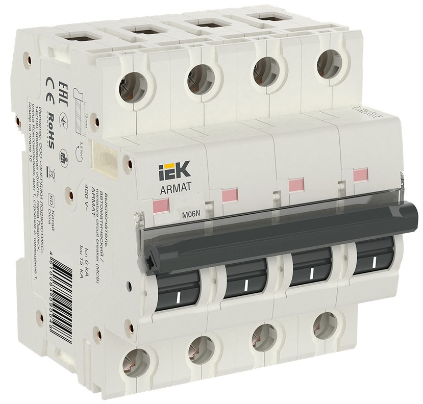 Автоматический выключатель IEK AR-M06N-4-B050