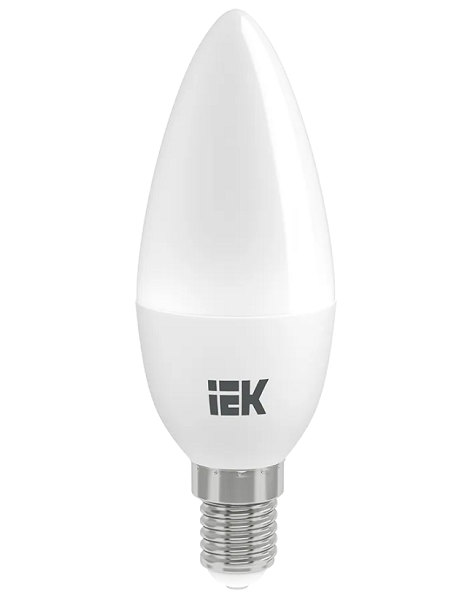 Лампа светодиодная IEK LLE-C35-7-230-30-E14