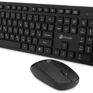 Клавиатура и мышь Oklick S255W