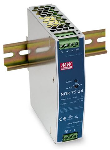 Преобразователь AC-DC сетевой Mean Well NDR-75-24