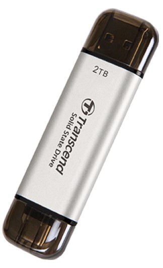 Внешний SSD USB 3.2 Gen 2 Type-C Transcend TS2TESD310S