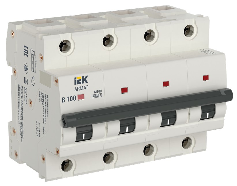 Автоматический выключатель IEK AR-M10H-4-B100