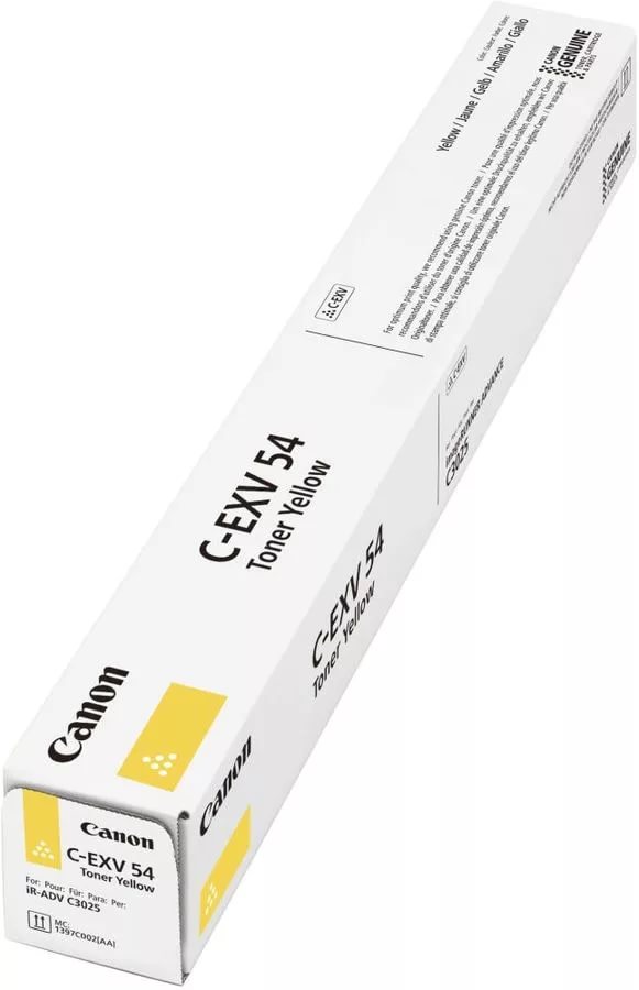 Тонер-картридж Canon C-EXV54Y Желтый