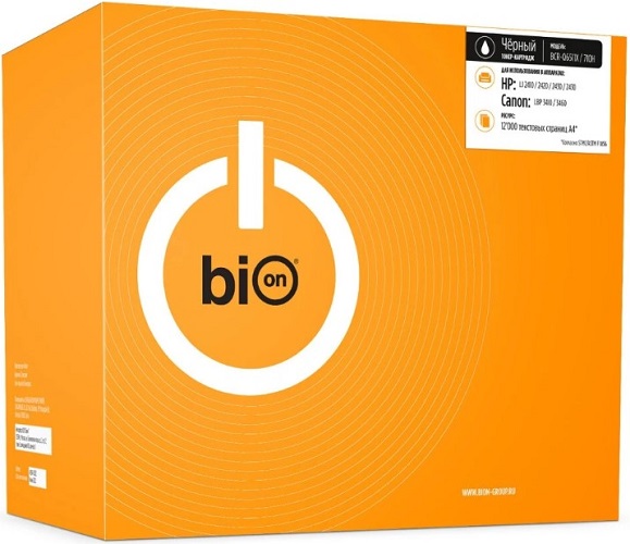 Тонер-картридж BION BCR-Q6511X/710H Черный