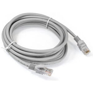 Патч-корд ExeGate UTP-RJ45-RJ45-5e-5M-LSZH-GY, 5м