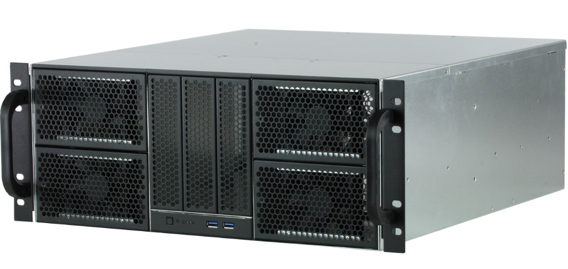 Корпус серверный 4U Procase RE411-D3H12-C-48