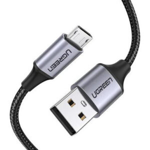 Кабель USB A (M) - microUSB B (M), 1м, UGREEN US290 Black