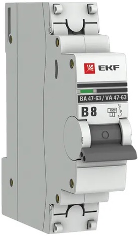 Автоматический выключатель EKF mcb4763-1-08B-pro