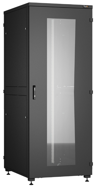 Шкаф напольный 19", 42U TLK TFI-426060-GHMH-R-BK