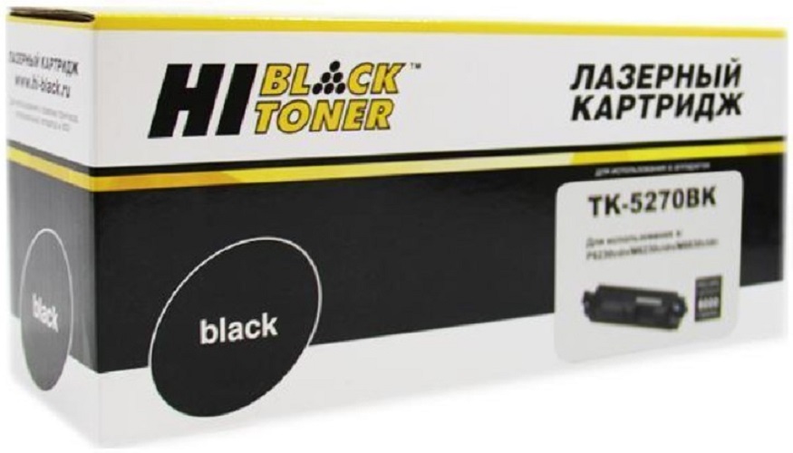 Тонер-картридж Hi-Black HB-TK-5270BK Черный