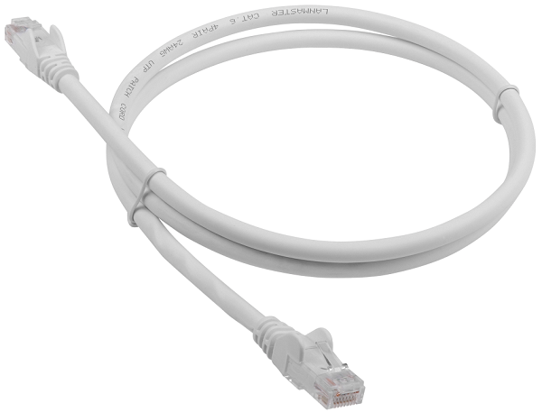 Кабель патч-корд U/UTP 6 кат. 10м Lanmaster LAN-PC45/U6-10-WH
