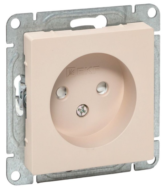 Розетка без заземления EKF UP1-SOI-101