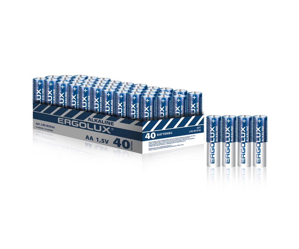 Батарейка ERGOLUX LR6 BOX40