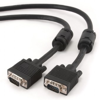 Кабель интерфейсный VGA-VGA Cablexpert 15M/15M