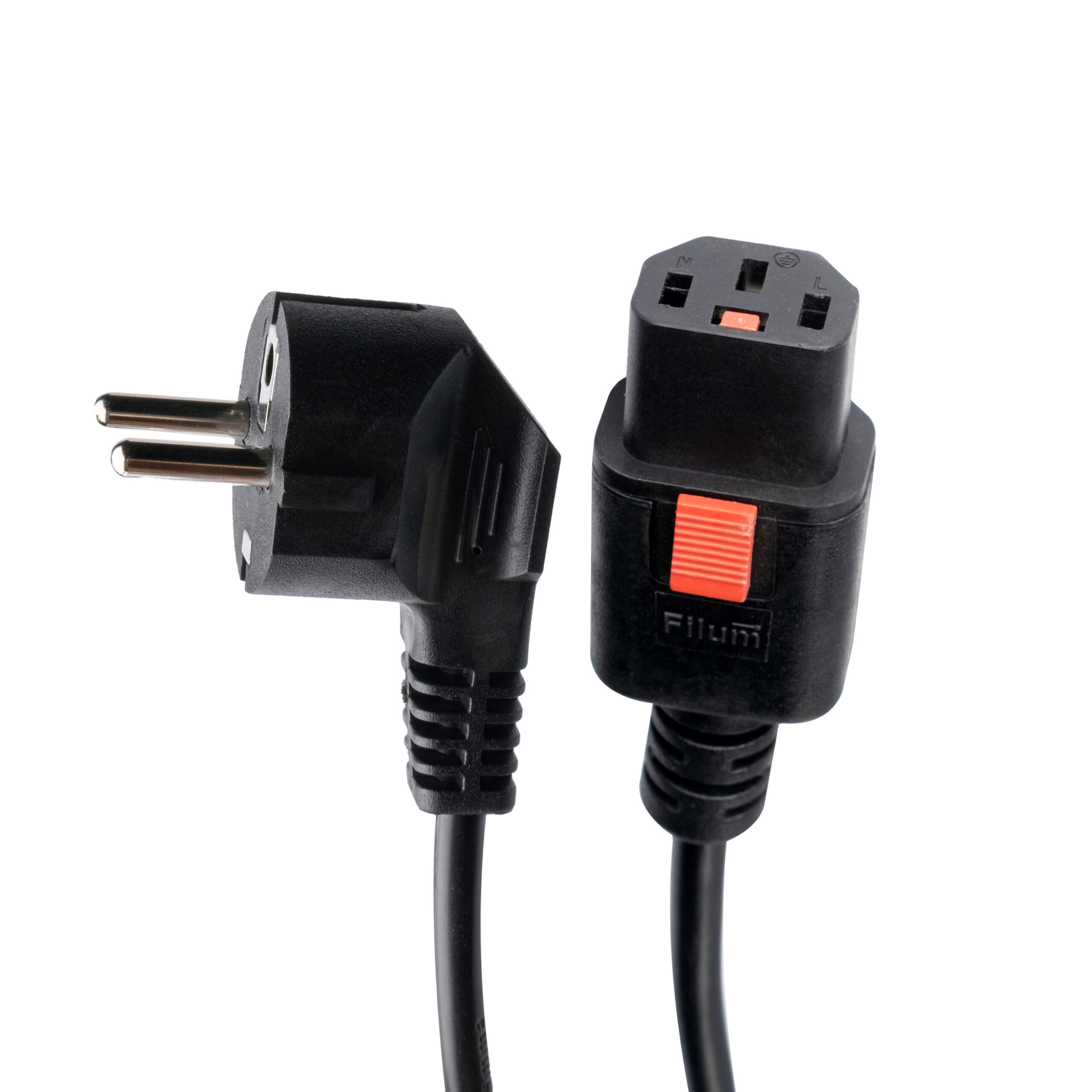 Кабель питания Filum FL-PC-CEE7/7-C13F-C1-1.0-BK