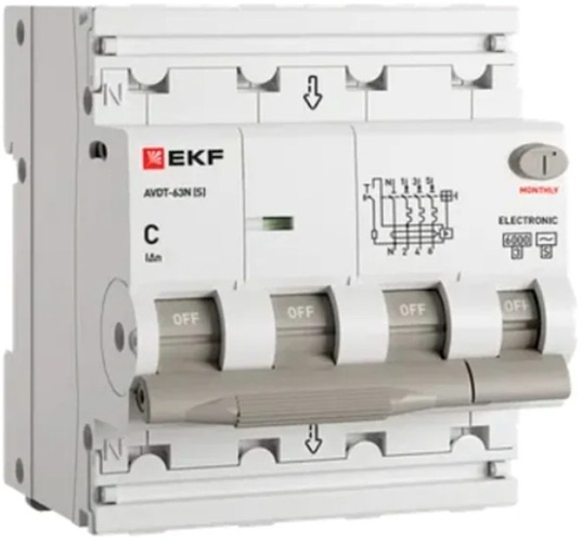 Автомат дифференциальный EKF D63N46ES32C100