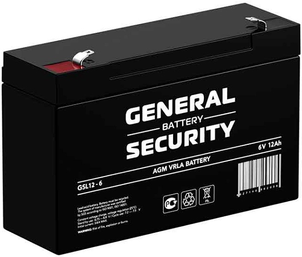 Аккумулятор General Security GSL12-6