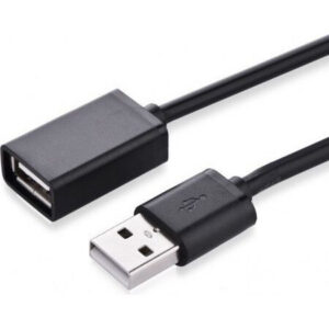 Кабель удлинительный USB A (M) - USB A (F), 1м, UGREEN US103