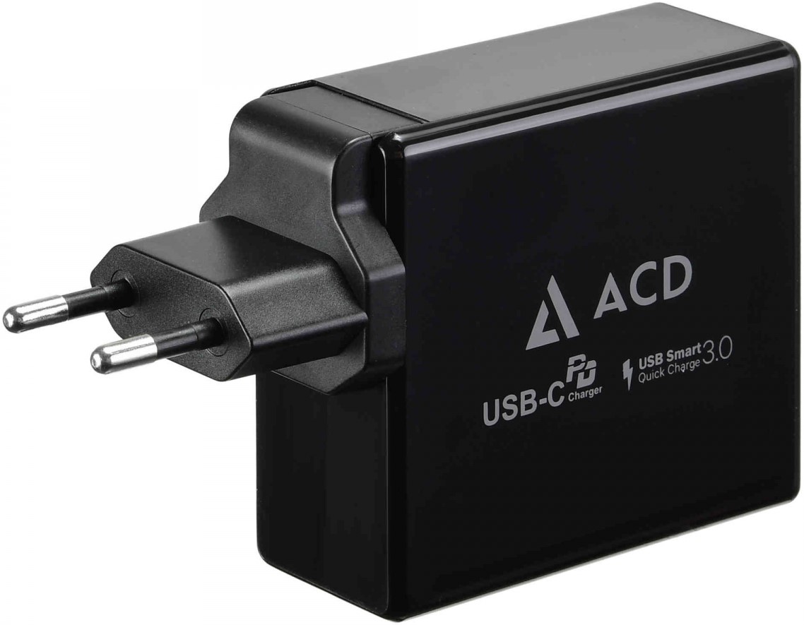 Зарядное устройство сетевое ACD ACD-P602W-V1B