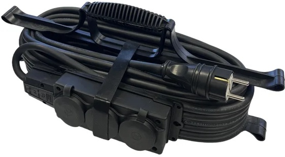 Удлинитель силовой iTOK i-CONNECT-COLOR-SUR-KG-315-3-54-40-BLACK