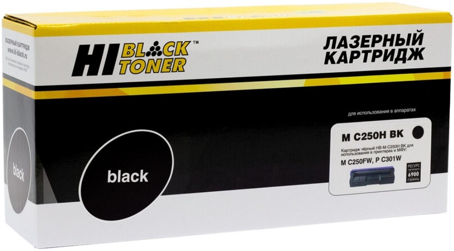 Тонер-картридж Hi-Black HB-MC250H BK Черный