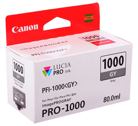 Тонер-картридж Canon PFI-1000GY Серый