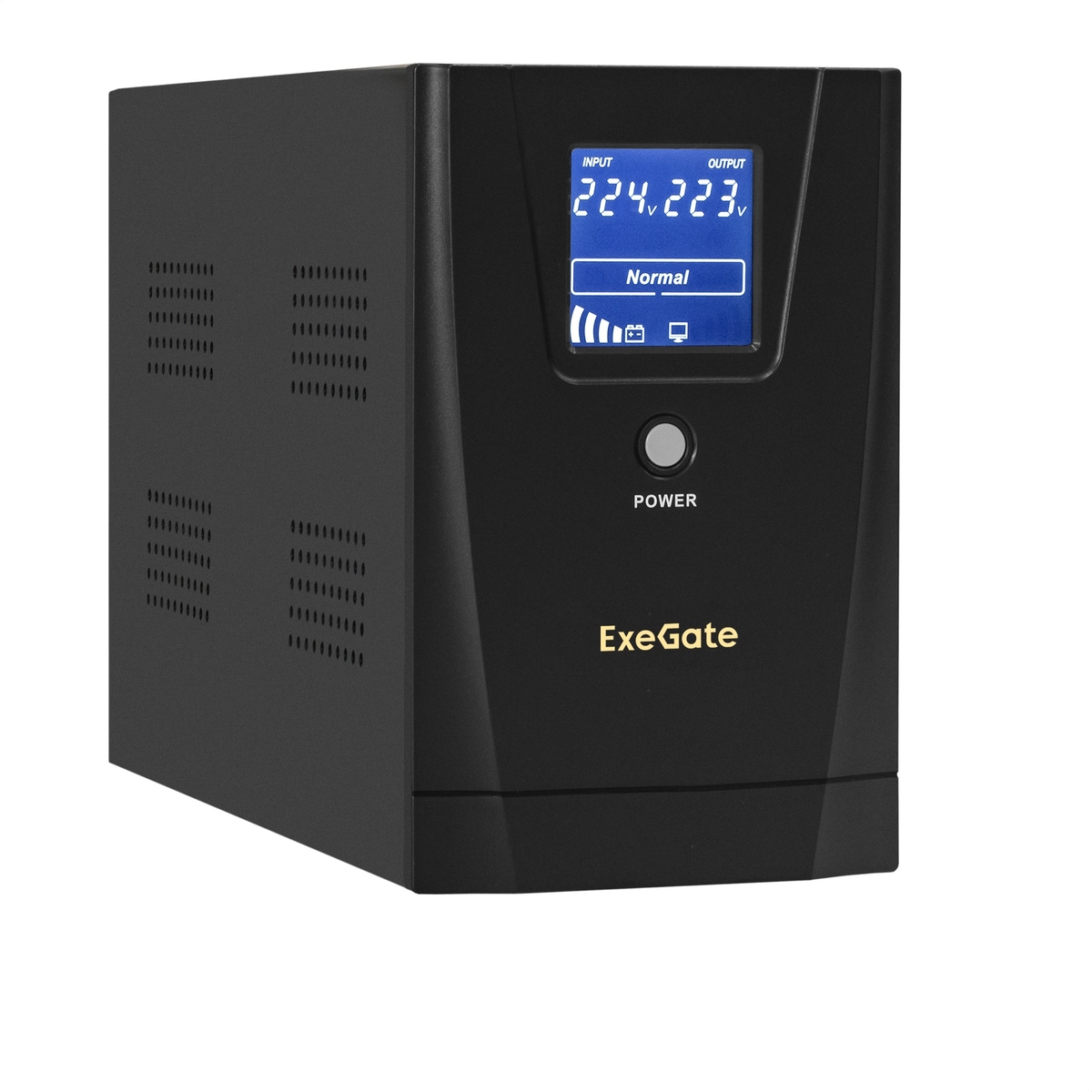 Источник бесперебойного питания Exegate SpecialPro Smart LLB-2000.LCD.AVR.4C13.RJ.USB