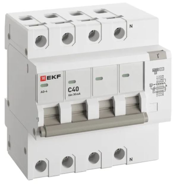 Автомат дифференциальный EKF DA4-6-40-30-pro