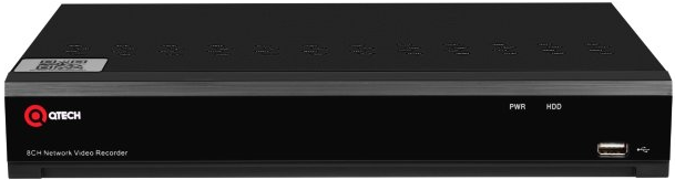 Видеорегистратор QTECH QVC-NVR-108/8MP-8POE-R