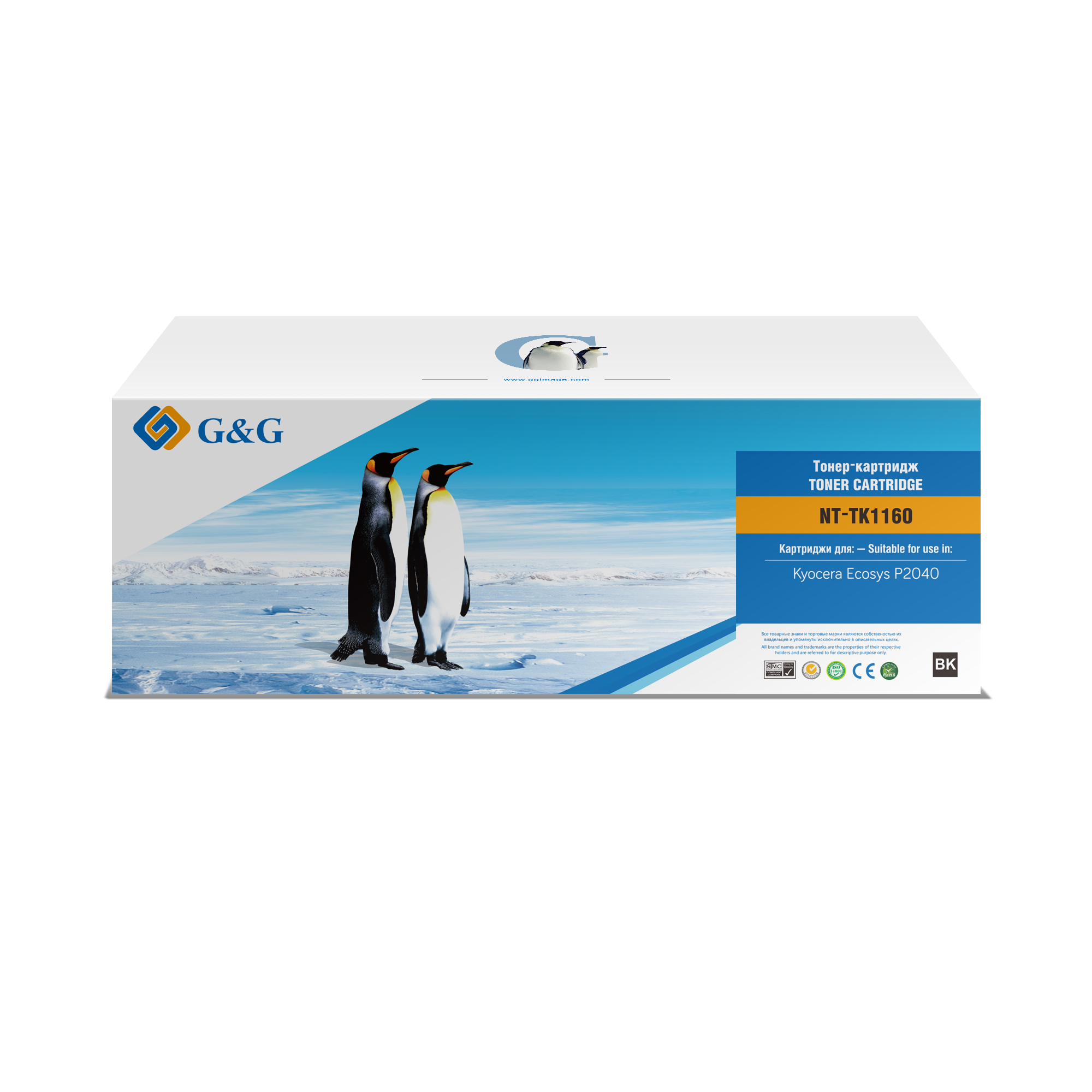 Тонер-картридж G&G GG-TK1160 Черный